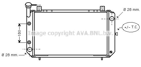 AVA QUALITY COOLING Radiaator,mootorijahutus DN2085